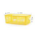 Durable rectangular plastic multipurpose storage baskets for gifts